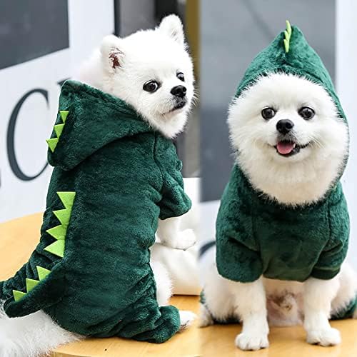 Мали кошули со кученца девојки кучиња облека мали миленичиња костум Ноќта на вештерките диносаурус костум кучиња облека кутре облеки смешна апликација