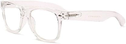 Бели Чисти Очила За Читање-Удобно Стилски Едноставни Читатели Зголемување