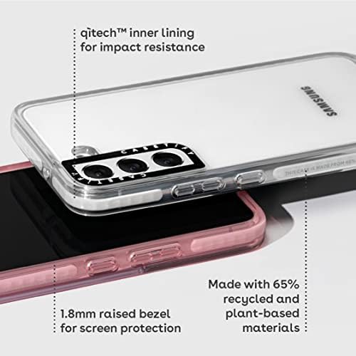 Случај На Удар на Casetify За Samsung Galaxy S22+ - Прави Одлично-Јасно Црно