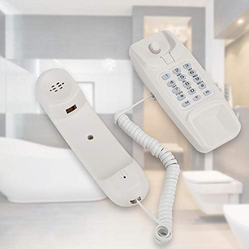 Firdline телефон, KX TS970 Mini Corned Thone Home Home Hotel Wired Telefone со функција на блиц/нем