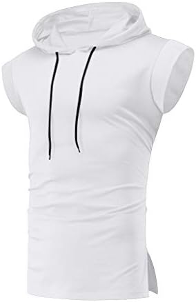 Фитнес мускуларна маица на отворено класичен тенок резервоар врвови цврсти полови кошули за мажи за мажи бодибилдинг тесни врвови