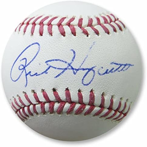 Рик Хејнкрат потпиша автограмиран MLB Baseball Dodgers A's S1336 - автограмирани бејзбол