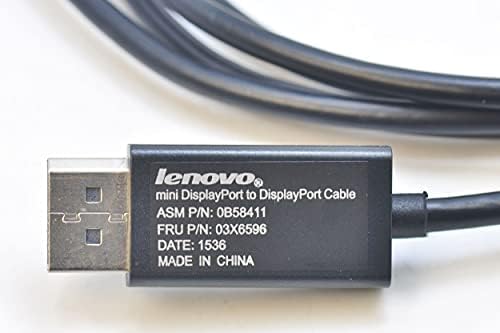 Конектори потекло DP до DP Mini D-Port адаптер кабел за ThinkPad P50 P70 T460 T560 Јога 260 X1 Јога 1-ви генерал X1 Таблета 2-ри генерал