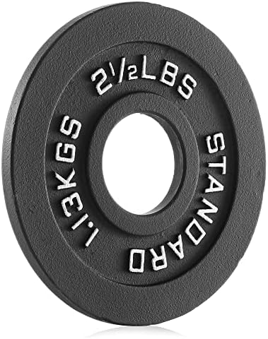 Филозофија салата стандардна олимписка плоча со тежина од леано железо, 2-инчен плоча, 2,5 lb, плоча со една тежина