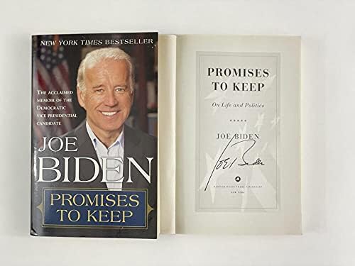 46-ти претседател oeо Бајден потпиша книга „Ветувања за чување“-Потпретседател под Бакак Обама, поранешен сенатор од Делавер, многу
