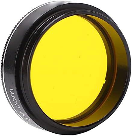 Филтер За Телескоп во боја, Жолт Телескопски Филтер Од 1,25 инчи Телескопски Окулар Со висока Резолуција Од 1,25 инчи