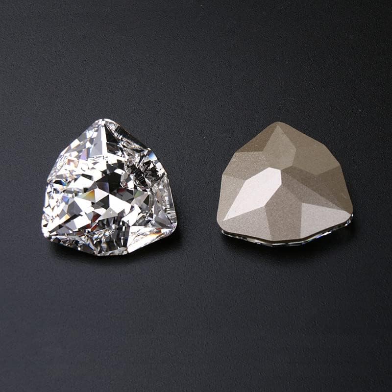 Јанруо 4706 накит мониста кристална боја Трилијан Поинтбек Страс Ринстон 3Д стакло за украси за украси на ноктите - скапоцени