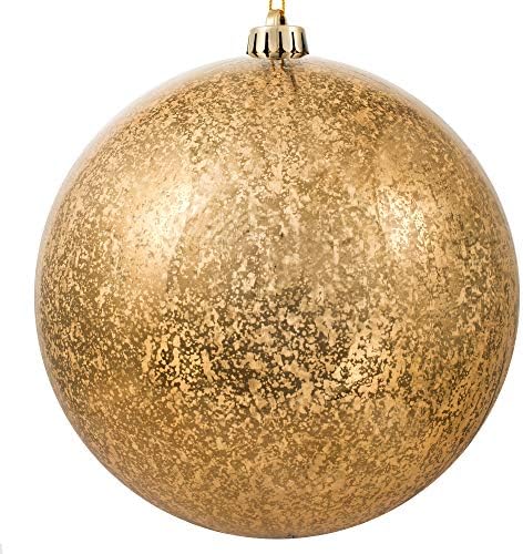Викерман 8 Божиќен украс топка, мика сјајна финиш на жива, распрскувана пластика, декорација на новогодишно елка