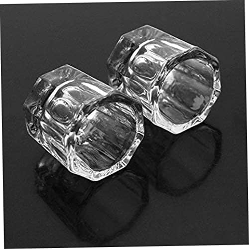 Nirelief Nail Акрилни течни чаши во прав замена за стакло кристални чаши полски стакло алатки 2 парчиња