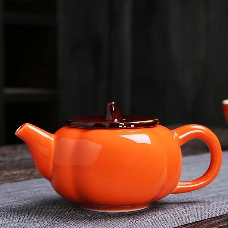 Xiulaiq persimmon ruyi чај сет за патувања преносен керамички чај сет за деловни подароци сет црвен персимон чај керамички чајник