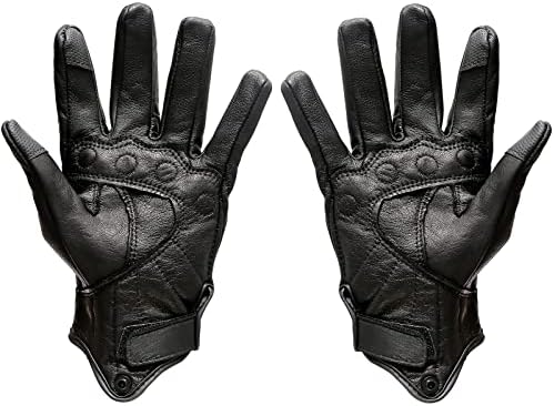 Моторцикли нараквици за мажи со допир на допир со целосни прсти на ракавици со тврда заштита од копачка возење возење велосипедска ракавица црна