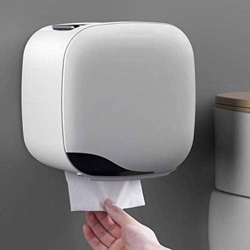Двоен држач за двојно ролна SCDZS - Водоотпорна кутија за водоотпорно ткиво, пластична бања тоалета за кујнски пешкири за кујнски пешкир