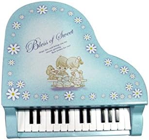 QxMall Пластично биро стојат музичка кутија пијано роденден Божиќно-сина сина