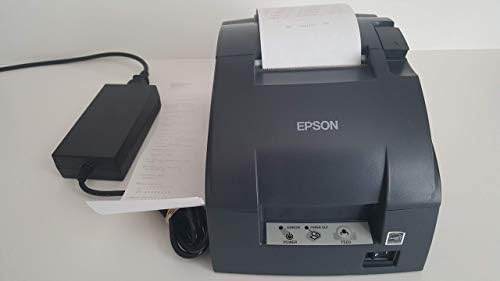 EPSON C31C514767 EPSON, TM-U220B, печатач за прием на матрица, Ethernet, Epson Dark Grey, Auto Cutter, вклучено напојување со електрична