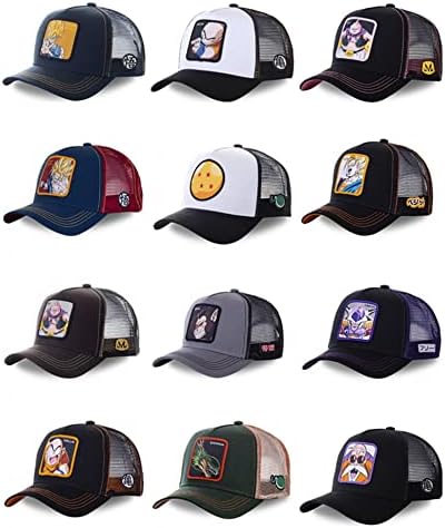 Капа на машка аниме мрежа, капа на камионџии, закривена капа за бејзбол, капа на визир