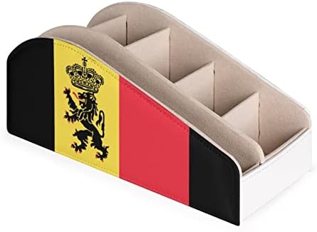 Белгиски Знаме Значка Тв Држачи За Далечински Управувач Организатор Кутија Пенкало Молив Биро За Складирање Кади со 6 Оддел