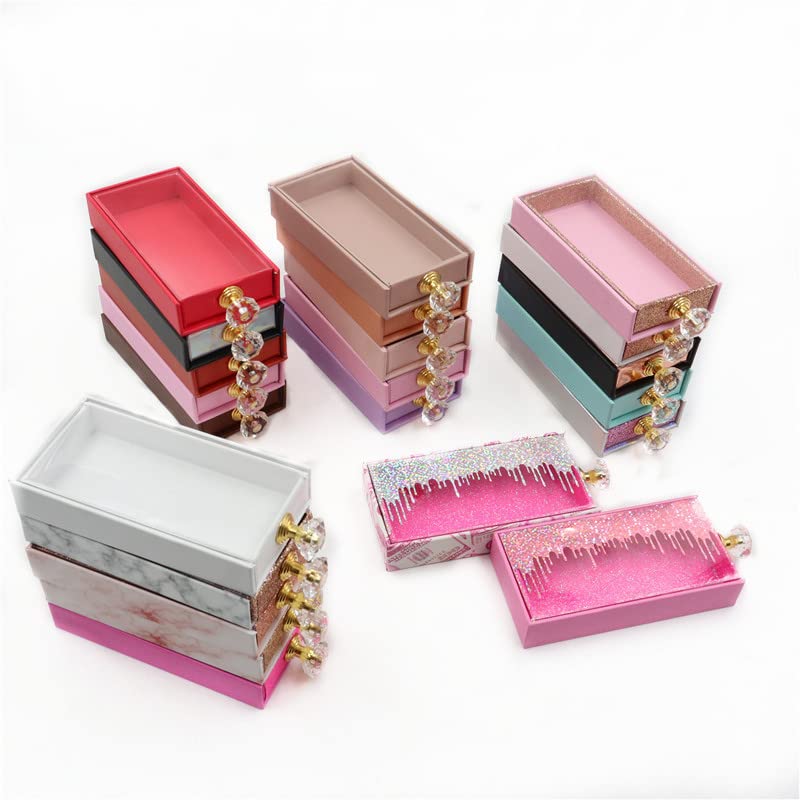 Кутии за пакување на трепки кутии со правоаголник со табели Кристална рачка магнетна кутија празна, E09,40 кутија со послужавник