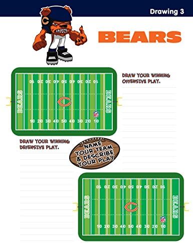 Во спортската зона NFL Chicago Bears Activity Book/портокалова/бела/една големина