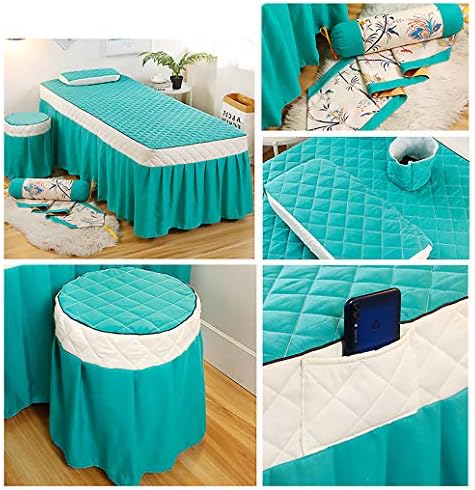Печатење Полиестер за убавина за кревет, комплет, нордиска удобна маса за масажа поставува кревети со дупка за одмор за лице за