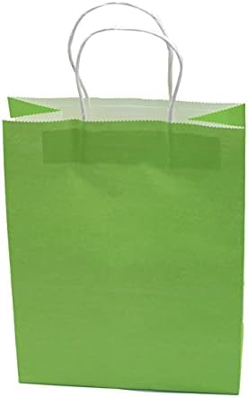 Yyaaaloa 10 парчиња торби за подароци со рачки на масовно забавување на забавата за хартија торби за купување 8.26 * 4.33 * 10.62 за