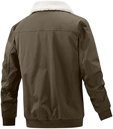 Загреана јакна за машка гроздобер јакна за машка лежерна палто со памук може да се носи од јакна со јакна со аспиратор од двете