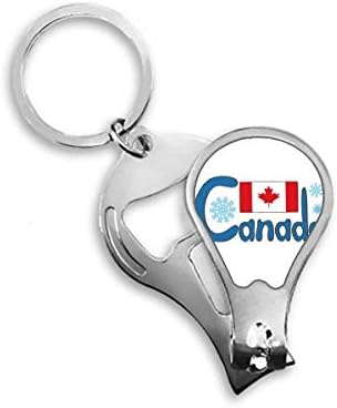Национално Знаме На Канада Сина Шема Машина За Сечење Нокти За Ножици За Клучеви