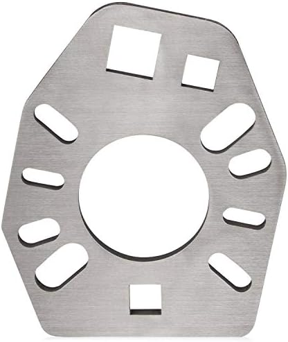 Алатка за клуч од јарем од не'рѓосувачки челик - Дополнителен влечен јачина за олабавување на прирабница и ореви - Дополнителна дупка од 1/2 што