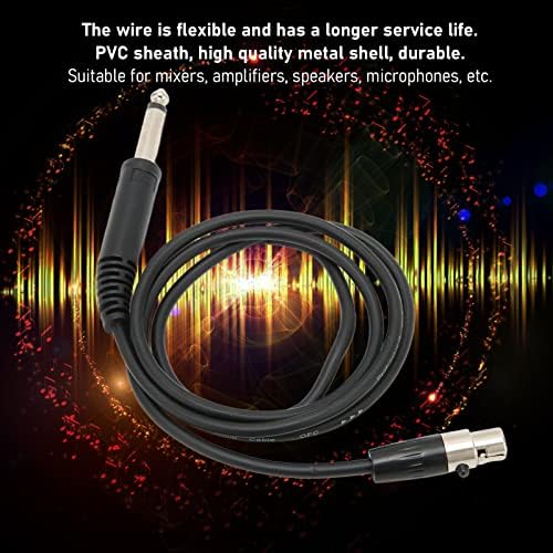 Soarup XLR Femaleенски до 1/4 инчен машки кабел, професионален издржлив бучава бесплатно XLR до 6,35мм кабел за микрофон за засилувач