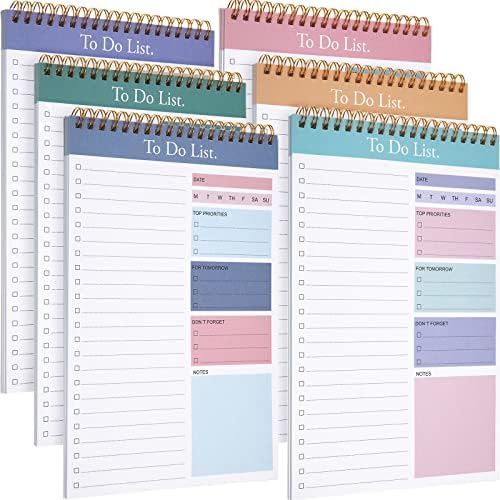 6 пакет за да направите список Notepad Daily Planner Notepad даден 52 листови хартија дневно за да направите список тетратка за тетратка