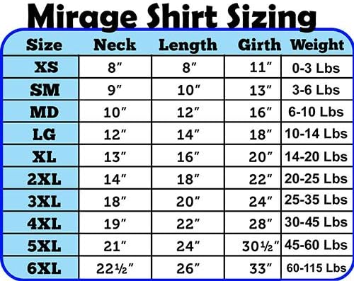 Производи за миленичиња Мираж Марди Грас Рингуд кошула, 3x-голема, светло розова