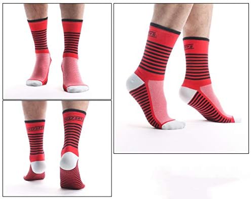 ГУАЗИВ ВИКИКНСКИ ЧОПАКС ЗА МАНИ И жени ， Шопани чорапи за пешачење за компресија кои трчаат чорапи за патување, одење, искачување