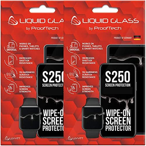 2 Пакувајте Течен Стаклен Заштитник На Екранот со Заштита од Екран од 250 долари За Сите Паметни Телефони Таблети И Часовници