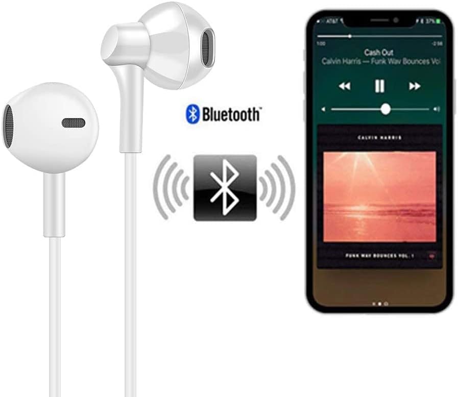 Слушалки за слушалки со слушалки за слушалки за слушалки за аудио приклучоци за 14/13/12/11 Pro Max Earbuds, Abcdong Microphone & Helide Seathpled