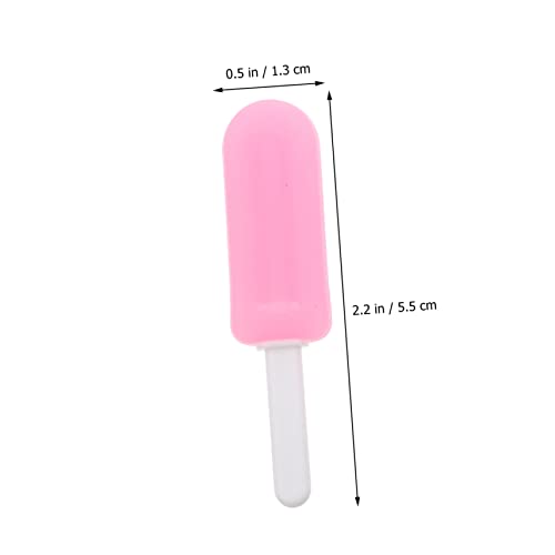 Doitool 8 парчиња сладолед џвакам стап метал држач силиконски држач метал сервис за сервисирање на вилицата за обука на вилицата за