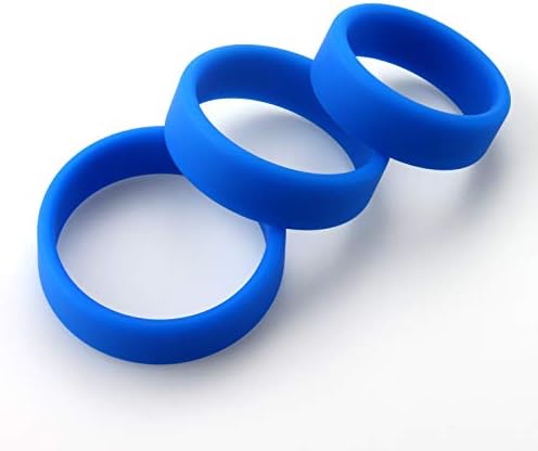 Leluv рамен бенд-стил петел прстен 3 пакет пенис прстени секс играчки за мажи црна