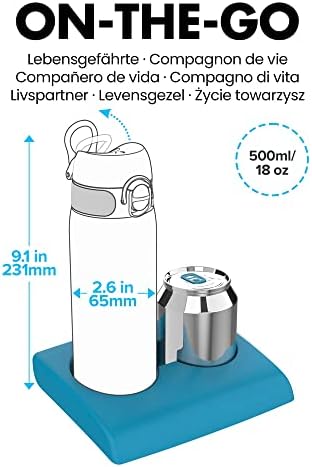 Шише со вода за вода ION8- Произведува и шише без вода БПА- се вклопува во кутии за ручек, чанти, држачи за чаши за автомобили, ранци