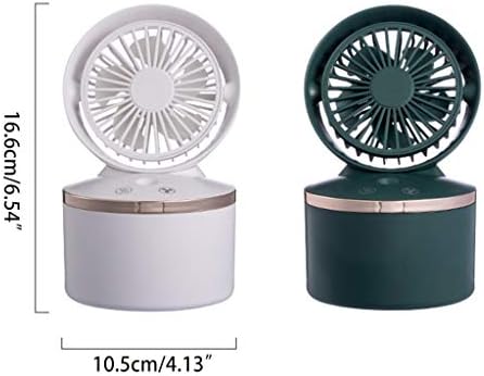 Ченгзуи 3 Брзински Вентилатор За Замаглување со Вентилатор за Биро За Овлажнител 2000mah USB Вентилатор ЗА Климатизација На Полнење За