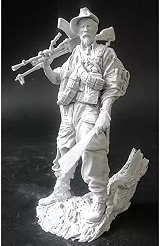 RISJC 1/16 WWII офицер Службеник на војникот од смола, необоен и необјавен комплет за минијатурен модел/A26132