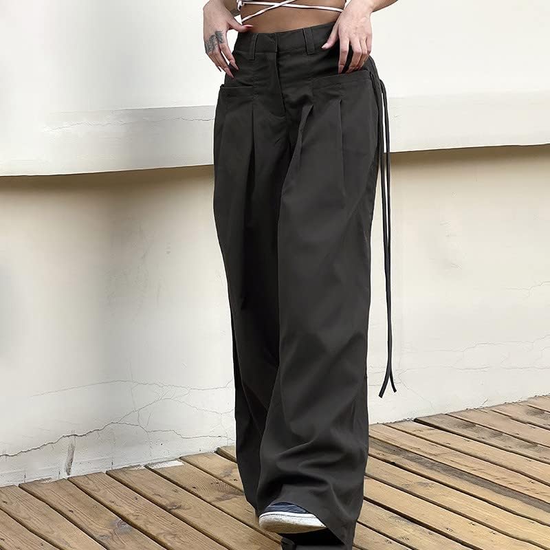 Фестивал печатени панталони женски редовни џебни шипки за џебни секси еластични половини затемнети работа гроздобер 3 квартови