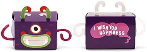 ДОИТУЛ 5 парчиња Кутии За Бисквити Кутии За Цртани Бонбони Кутии За Торта Преносни Кутии За Подароци Материјали За Забави За Ноќта На Вештерките