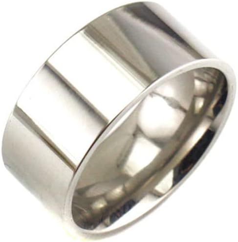 Колезо светло верзија 10мм Видетитаниум мажи прстени 316L накит многу-38312