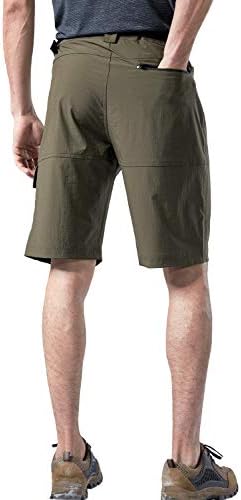 Г -дин Стрим машка искачување на отворено кампување Брзо сушење на лежерни панталони со товари со мулти џеб