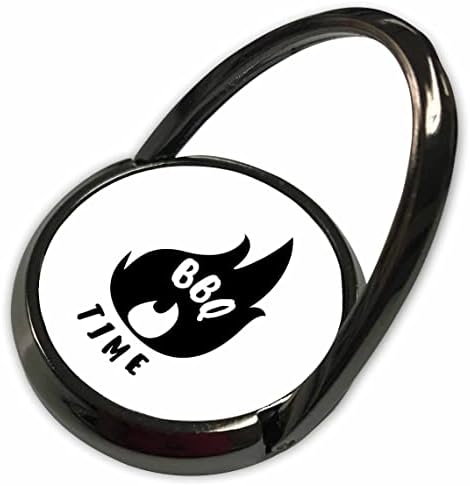 3drose 3drose - розета - BBQ Life - тајмер за скара црно -бело - телефонски прстени