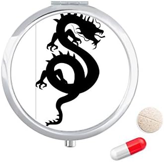 Змеј Преглед Кина Кинески Модел Таблета Случај Џеб Медицина Кутија За Складирање Контејнер Диспензерот