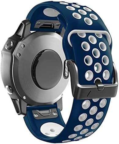 Косма 26мм Силиконски лента за рачен рачен зглоб за Garmin Fenix ​​6x 6 Pro 5x 5 Plus Descnent Mk1 Mk2i D2 22mm Watch Watch