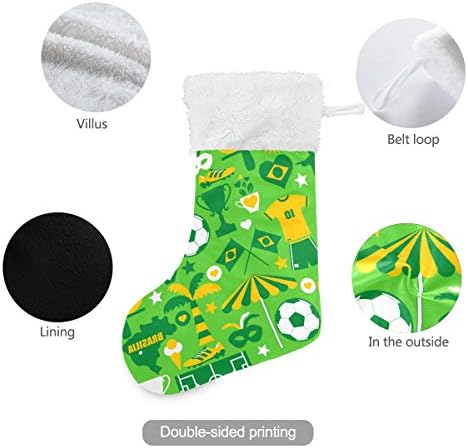 Божиќни чорапи на Пимилагу Бразил 1 пакет 17,7 , виси чорапи за Божиќна декорација