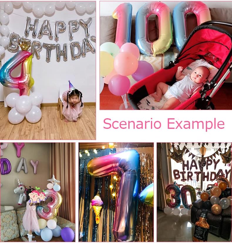 MSMANCY 32 '' Виножито број 1 балони роденденски украси 14 парчиња украси за забави за позадина балони роденденски украси за момчиња