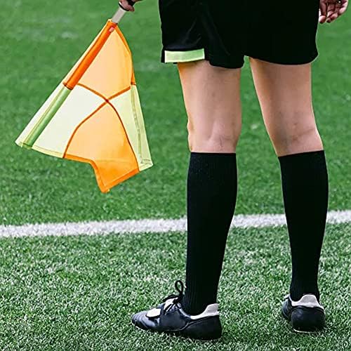 2 парчиња Линиско Судиско Знаме, Водоотпорно Судиско Фудбалско Знаме Со Торба За Складирање За Спортски Натпревар Фудбалски Фудбал