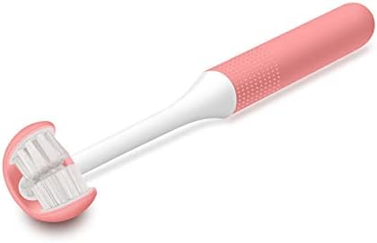Четка за заби на Ворпарсен, меки влакната, тристрана белење на четкичката за заби, алатка за орална нега Компактна зелена