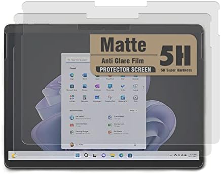 Keanboll 3 PCS Matte Screen Protector компатибилен со Microsoft Surface Pro 9, Anti Glare & Preate Protection & Anti Firet Filter Filter